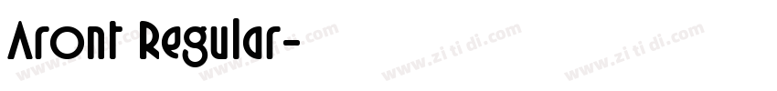 Aront Regular字体转换 Aront Regular字体转换